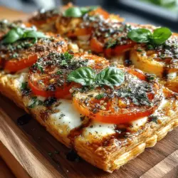 Savory Tomato Basil Tart Recipe