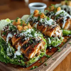 Grilled Chicken Caesar Lettuce Wraps: A Deliciously Healthy Meal