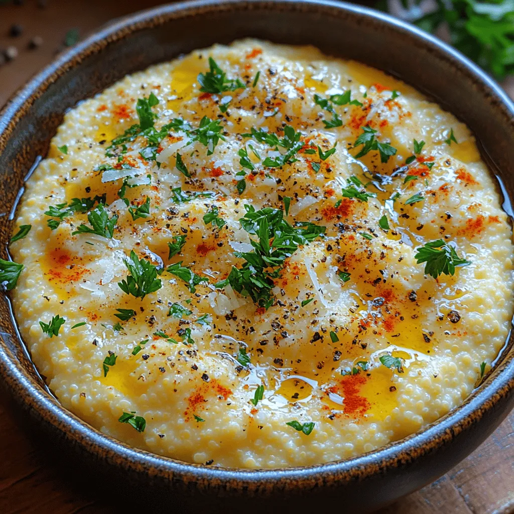 Polenta, a staple dish hailing from Italy, has long captured the hearts and palates of food lovers around the globe. Its versatility allows it to be enjoyed in various ways—creamy, fried, or baked—making it a beloved comfort food that's perfect for any meal. In this article, we will delve into the delicious world of Peppery Garlic Parmesan Polenta, a dish that elevates the humble cornmeal into a gourmet experience. The combination of peppery notes, aromatic garlic, and rich Parmesan cheese creates a savory flavor profile that is both comforting and sophisticated.