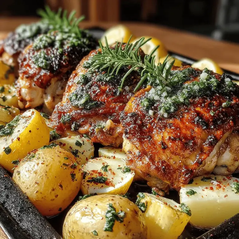 To create a standout Lemon Rosemary Chicken & Potato Sheet Pan meal, it’s essential to understand the role of each ingredient. Here’s a closer look at the primary components that make this dish shine: