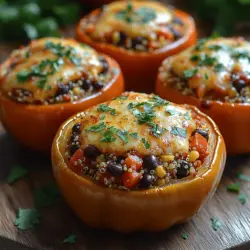 When it comes to vibrant, hearty meals that bring both nutrition and flavor to the table, Cheesy Stuffed Bell Pepper Boats stand out as a crowd favorite. This dish not only pleases the palate but also serves as a feast for the eyes, showcasing an array of colorful bell peppers filled with a delicious and savory mixture. Perfect for family dinners, meal prep, or entertaining guests, these stuffed peppers encapsulate the essence of healthy eating without sacrificing taste. With gooey melted cheese, a medley of wholesome ingredients, and an enticing aroma that fills your kitchen, this recipe is sure to become a staple in your culinary repertoire.