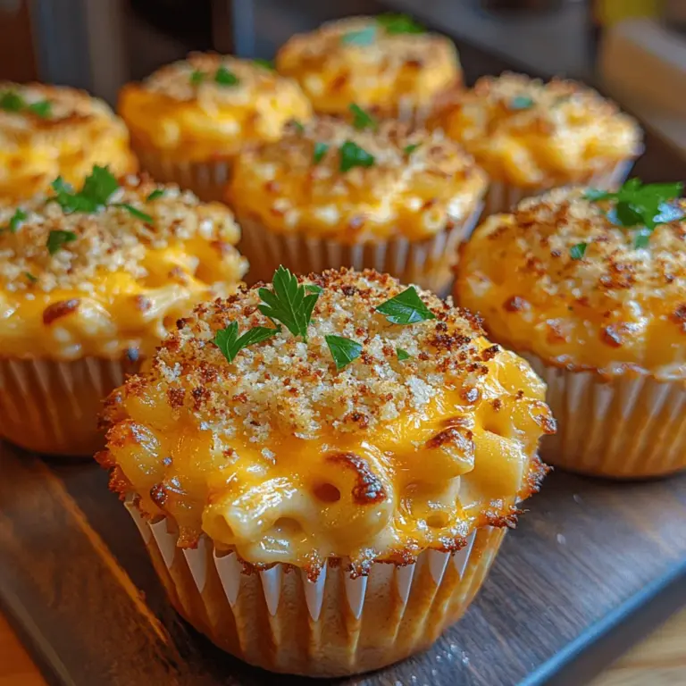 When you think of comfort food, the rich, gooeyness of melted cheese often springs to mind. The Cheesy Delight Muffin Cups take this concept and elevate it into a fun, portable format that’s perfect for snacking or even as a quick meal. These delightful concoctions are not just a treat for cheese lovers; they offer the perfect blend of creamy, cheesy goodness encased in a muffin cup, making them an appealing option for both kids and adults alike.