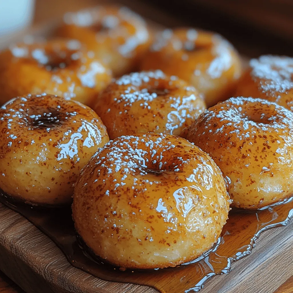 Sweet Maple Glazed Donut Holes are a delightful treat that combines the warm, comforting flavors of maple syrup with the soft, fluffy texture of freshly baked donuts. Originating from the classic donut-making traditions of North America, these small bites of joy have become a beloved staple in bakeries and homes alike. The origins of donut holes can be traced back to the early 19th century when bakers sought to create a more uniform shape and ensure even cooking. As culinary techniques evolved, donut holes emerged as a popular snack, perfect for breakfast, brunch, or a sweet afternoon indulgence.