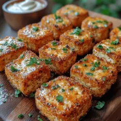 In the realm of plant-based cuisine, the quest for dishes that are both nutritious and satisfyingly crispy can often feel like a challenging endeavor. Many people associate tofu with a soft and sometimes bland texture, but the Crunchy Pita Crusted Tofu Bites transform this humble ingredient into a delightful, crunchy snack or meal addition that can win over even the most ardent meat lovers. This recipe is not only packed with protein but also loaded with flavor, making it a versatile option for various occasions. Whether you're hosting a gathering, looking for a quick weeknight meal, or simply craving something delicious, these tofu bites are sure to impress.