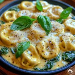 To truly appreciate the depth of flavor in Creamy Spinach Tortellini Delight, it’s essential to understand the role of each ingredient. Quality ingredients elevate this dish, transforming it from a simple pasta meal into a culinary delight.