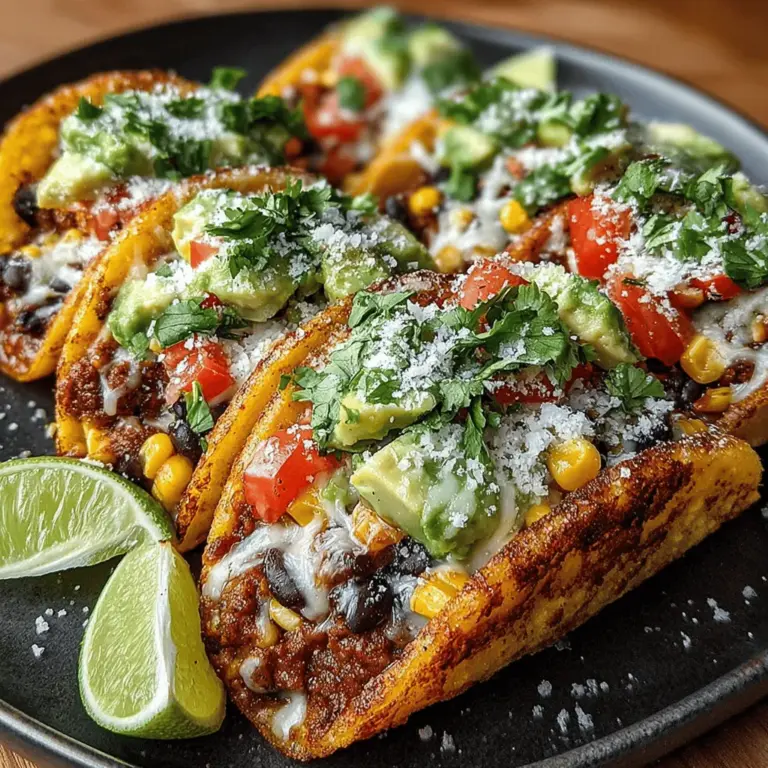 Mini Veggie Queso Taco Boats are a delightful culinary creation that brings a fresh and exciting twist to traditional taco night. These bite-sized vessels, made from corn tortillas and filled with a medley of vibrant vegetables, are not only visually appealing but also offer a healthy option for gatherings, family dinners, or even a quick weeknight meal. The beauty of this recipe lies in its versatility; it can easily be adapted to suit various dietary preferences, including vegetarian and plant-based diets, while still delivering a satisfying and flavorful experience that everyone will enjoy.