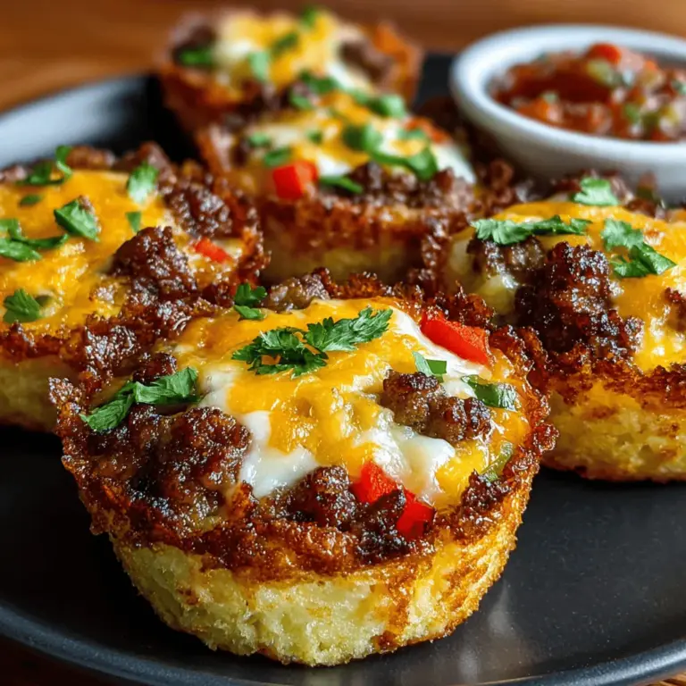 Welcome to the world of delightful breakfast options, where convenience meets flavor! Today, we’re diving into a scrumptious recipe for Mini Breakfast Taco Casserole Bites – the perfect bite-sized treat to kickstart your day. Whether you’re hosting a brunch, preparing for a busy morning, or simply craving a savory snack, these casserole bites combine the comforting essence of breakfast tacos with the ease of a casserole. This article will guide you through every step of the cooking process, highlight the health benefits of the ingredients, and provide suggestions for variations to suit your taste.