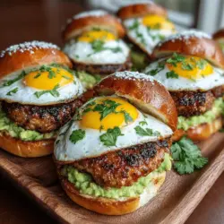 In recent years, the culinary landscape has seen a remarkable shift towards healthier breakfast options. The traditional heavy morning meals are gradually giving way to lighter, nutrient-dense alternatives that not only fuel our bodies but also delight our taste buds. Among these innovative choices, Mini Turkey & Avocado Breakfast Sliders stand out as a perfect blend of health and flavor, making them an ideal option for any meal of the day. Whether you're hosting a brunch gathering, looking for a quick breakfast solution, or in need of a satisfying snack, these sliders are versatile enough to fit the bill.
