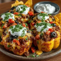 When baking your stuffed bell pepper nacho slices, understanding the role of steam is crucial for achieving the perfect texture. Steam helps to create a moist cooking environment, which prevents the bell peppers from drying out while also allowing the filling to cook evenly. This steam will help soften the peppers just enough to give them a tender bite without losing their vibrant color and crunch.
