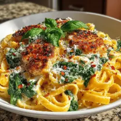 If you're looking for a dish that bursts with flavor while being simple to prepare, Zesty Creamy Lemon Spinach Pasta is an excellent choice. This delightful recipe merges the creamy richness of heavy cream with the invigorating zest of fresh lemon, all while showcasing vibrant spinach that adds both color and nutrition. Whether you're preparing a quick weeknight meal or aiming to impress guests on a special occasion, this pasta dish is versatile enough to fit any scenario. With its harmonious blend of ingredients, it promises to tantalize your taste buds and leave you craving more.