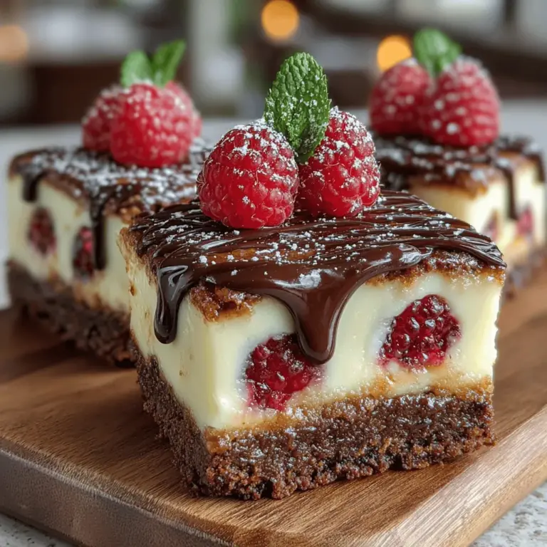 When it comes to indulgent desserts that tantalize the taste buds and provide a refreshing twist, Frozen Yogurt Raspberry Brownie Discs stand out as a delightful option. This recipe artfully combines the rich, chocolatey goodness of brownies with the bright, tart flavor of raspberry yogurt, creating a harmonious balance that is both satisfying and invigorating. Perfect for summer gatherings, birthday parties, or simply as a special treat to enjoy at home, these discs are sure to impress anyone who has the pleasure of tasting them.