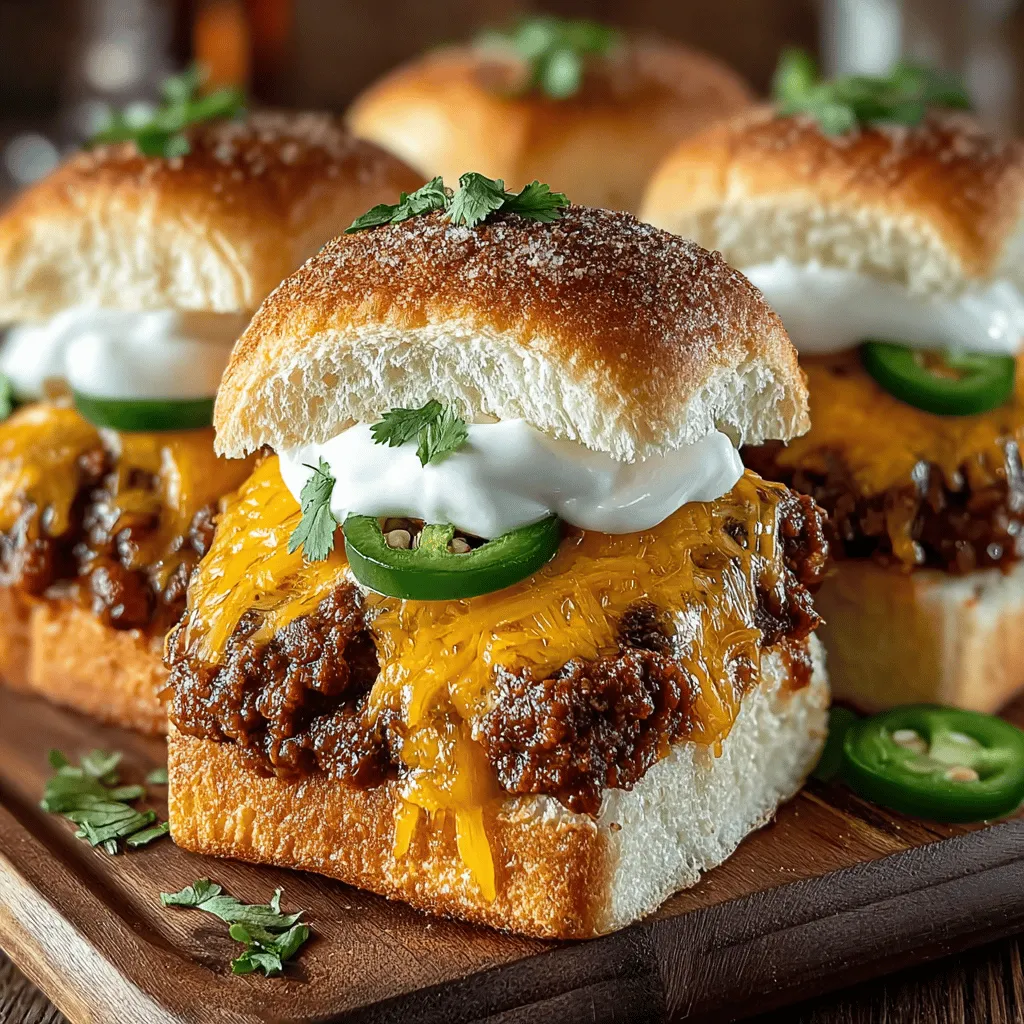 Sliders have become a beloved choice in the world of party food, celebrated for their versatility and ease of preparation. These mini sandwiches pack a punch of flavor and are perfect for gatherings, game days, or casual family dinners. Among the myriad of slider options available, Spicy Chili Cheese Sliders stand out as a vibrant and exciting twist on the traditional recipe. By seamlessly blending the robust flavors of chili with the creamy richness of cheese, these sliders create a mouthwatering experience that is sure to impress your guests and satisfy your cravings.