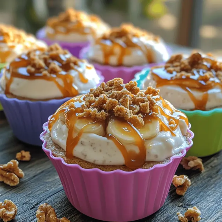 Once your Frozen Banana Caramel Yogurt Cups are ready, it’s time to serve and enjoy them in style. Here are some creative ways to present your delightful frozen treats: