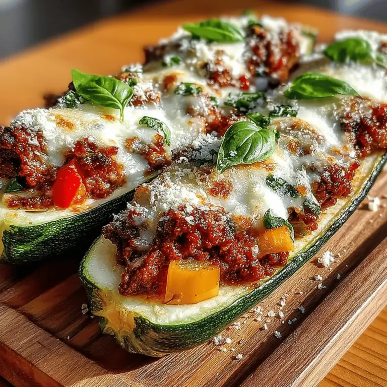 In recent years, the movement toward healthy eating and low-carb meals has gained significant traction. More individuals are seeking ways to nourish their bodies with wholesome ingredients while still enjoying flavorful and satisfying dishes. Among the myriad of options available, Zesty Turkey-Stuffed Zucchini Boats stand out as a delicious and nutritious choice that aligns perfectly with these dietary trends. This innovative recipe not only satisfies the cravings for comfort food but also showcases the versatility and appeal of zucchini as a base for a variety of fillings.