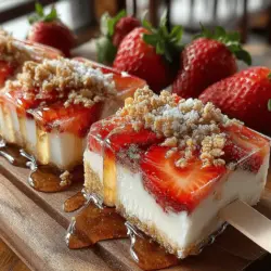 As the temperatures rise and the sun shines brighter, there's an undeniable craving for cool, refreshing treats. Frozen desserts have long been a favorite way to enjoy a sweet escape from the heat, and homemade frozen yogurt pops are the perfect way to indulge without the guilt. Our Strawberry Bliss Frozen Yogurt Pops recipe is designed to elevate your summertime snacking experience, blending the luscious flavor of fresh strawberries with the creamy goodness of Greek yogurt. This delightful combination not only satisfies your sweet tooth but also provides a healthy alternative to traditional ice cream, making it a perfect choice for families and health-conscious individuals alike.