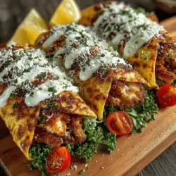 Crunchy Caesar Chicken Tortilla Pockets: A Detailed Guide to Assembly and Serving