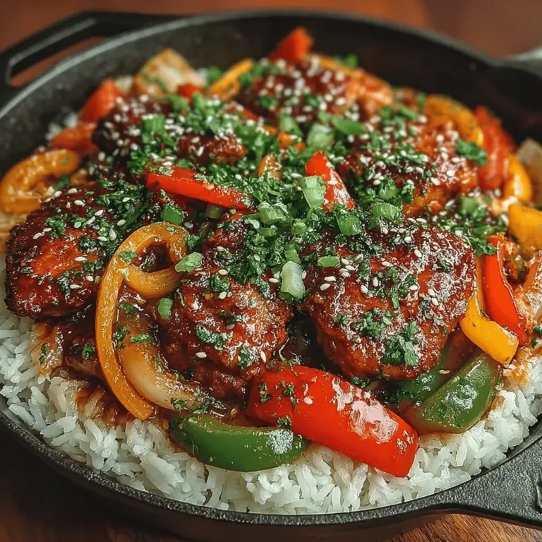 In today’s fast-paced world, finding the balance between healthy eating and a busy lifestyle can be quite the challenge. Enter Sweet Chili Chicken Stir Fry, a vibrant, flavorful dish that not only caters to your taste buds but also supports your nutritional needs. This dish perfectly embodies the essence of quick cooking, allowing you to whip up a delightful meal in less than 30 minutes. With tender pieces of chicken coated in a sweet and spicy sauce, accompanied by fresh vegetables, this stir fry is a crowd-pleaser for families and busy professionals alike.