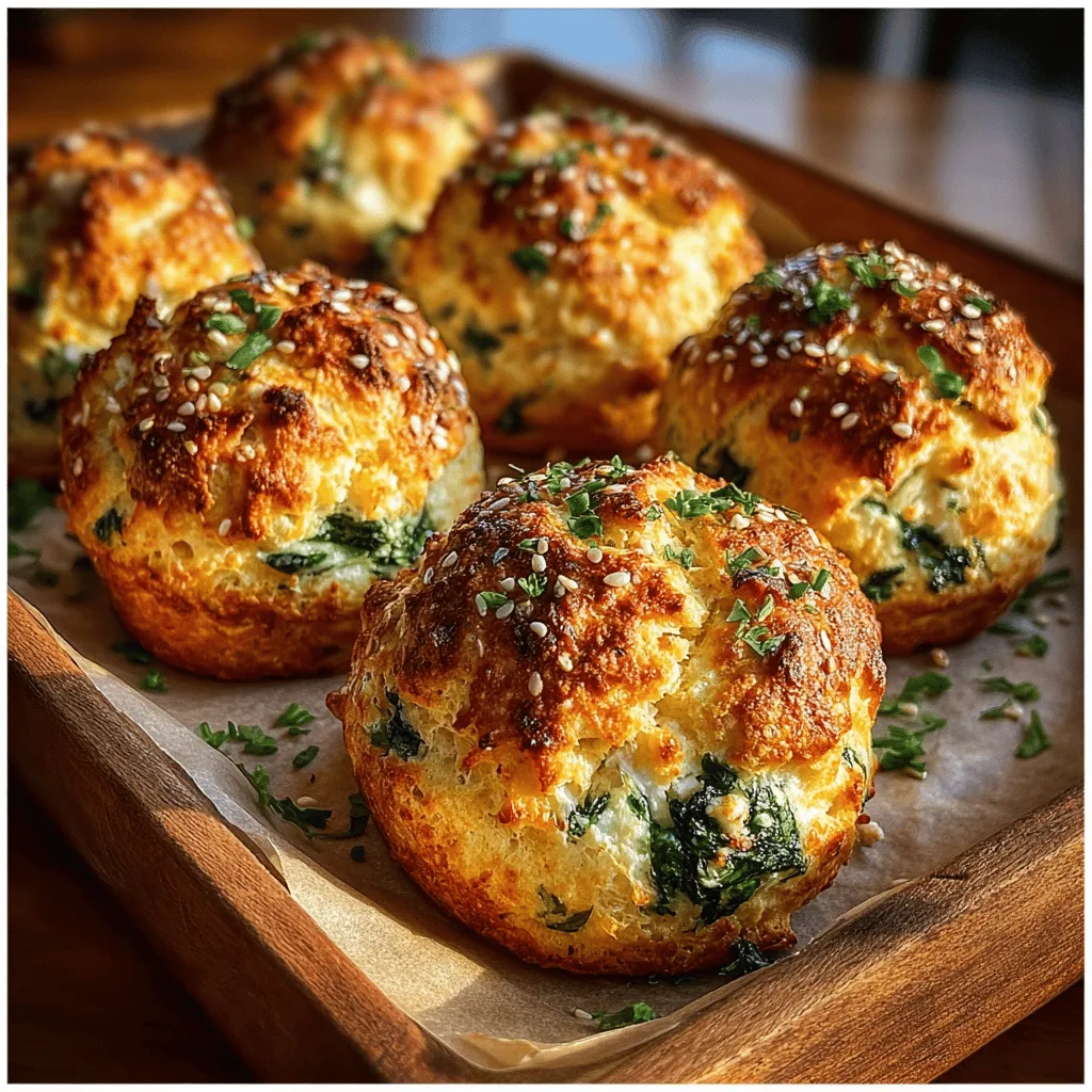 Savory snacks hold a special place in culinary traditions across the globe, captivating taste buds and bringing people together at gatherings, family meals, and celebrations. There’s something undeniably appealing about a warm, flavorful bite that offers both comfort and satisfaction. Among the myriad of snack options, the Mini Spinach Feta Biscuit Bombs stand out as a delightful and easy-to-make choice that perfectly balances taste and convenience. These little morsels are not just a treat for the palate; they also bring a vibrant pop of color and nutrition to your table, making them an ideal addition for any occasion, from casual brunches to festive parties.