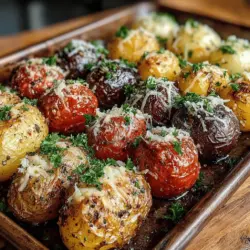 Golden Bliss Garlic Roasted Baby Potatoes