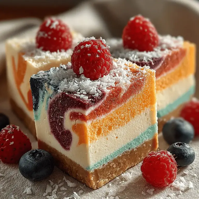 To elevate the flavor of your Frozen Yogurt Coconut Berry Swirl Slices, start by creating a luscious berry compote. Begin by choosing your favorite mixed berries—strawberries, blueberries, raspberries, and blackberries work beautifully together. If you prefer fresh berries, ensure they are ripe and sweet; otherwise, frozen options are just as good.