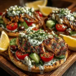 Greek cuisine is celebrated around the world for its vibrant flavors and wholesome ingredients. From the fresh zest of lemon to the aromatic herbs that define its signature dishes, Greek food offers an abundance of culinary delights that cater to both the palate and the body. Among the many appealing options, Mini Greek Chicken Salad Flatbreads stand out as a convenient, healthy, and delicious choice for meals or snacks. These little flatbreads are perfect for anyone seeking a quick, nutritious option that doesn’t compromise on flavor.