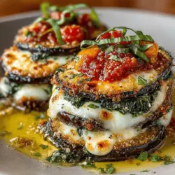 Mini Eggplant Rollatini Stacks: A Flavorful Delight