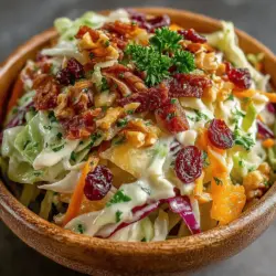 Coleslaw is a beloved side dish that has earned its place at gatherings, barbecues, and family dinners across the globe. Its versatility allows it to accompany a variety of main courses, from grilled meats to vegetarian dishes. Typically characterized by its crisp texture and refreshing flavor, coleslaw can be tailored to suit different palates and preferences. Among the myriad of coleslaw variations, the Crunchy Apple Coleslaw Salad stands out for its unique combination of sweet and tangy elements, making it a delightful addition to any meal.