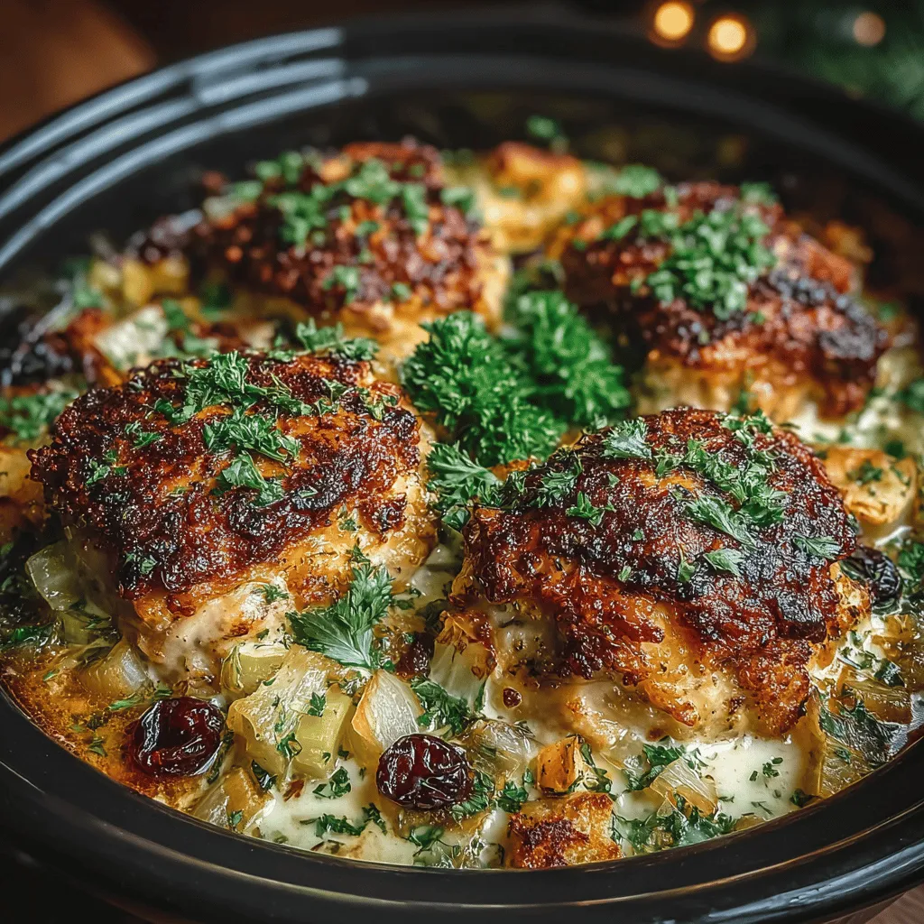 As the leaves begin to change and the air turns crisp, there's a natural urge to seek comfort in food. Autumn is synonymous with cozy evenings spent indoors, wrapped in soft blankets, and enjoying hearty meals that warm both the body and soul. This season calls for flavors that echo its vibrancy—earthy herbs, sweet fruits, and rich proteins that evoke a sense of home and togetherness. In this spirit, we present the Cozy Autumn Chicken & Stuffing Delight, a dish that encapsulates the essence of fall dining. Whether for a family gathering or a comforting weeknight dinner, this recipe promises to bring warmth and joy to your table.