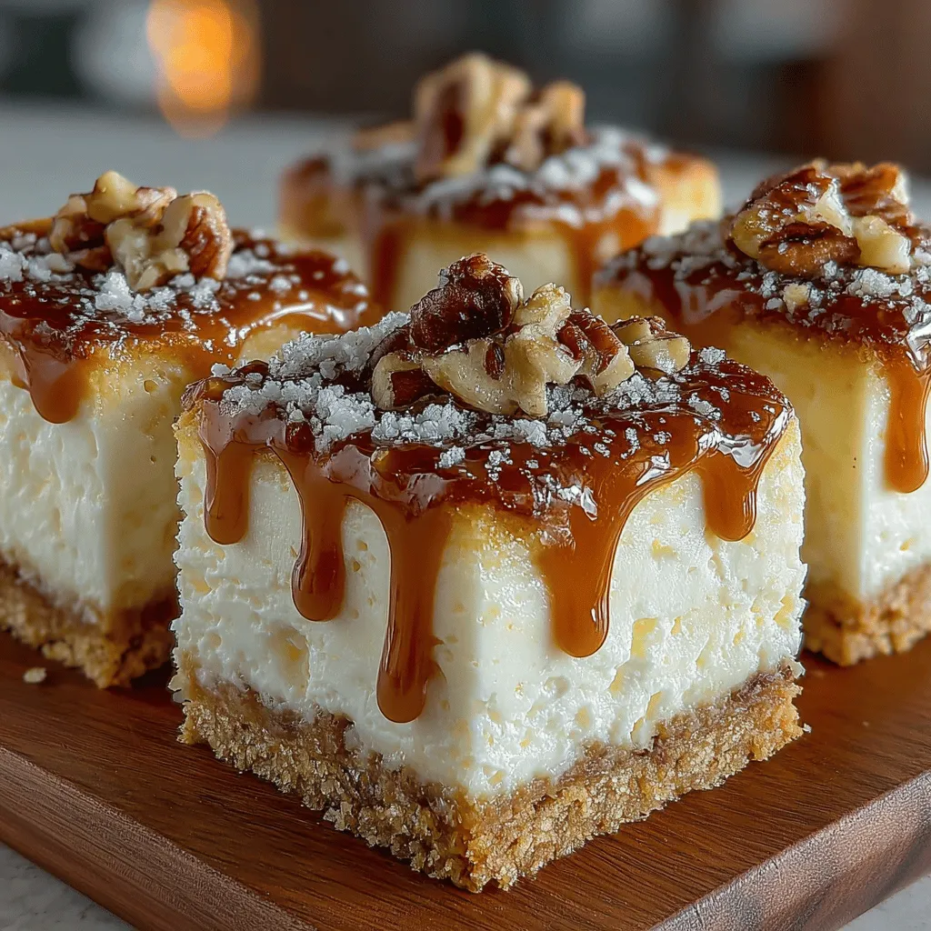 As the leaves turn golden and the air becomes crisp, there's a palpable excitement in the kitchen that signals the arrival of fall. One of the most beloved treats of this season is the Caramel Pecan Pumpkin Cheesecake Bars. These delectable bars beautifully marry the rich flavors of pumpkin and the crunchy texture of pecans, resulting in a dessert that is not only visually appealing but also bursting with seasonal taste. Perfect for autumn gatherings, holiday celebrations, or simply as a cozy indulgence at home, these bars evoke the warmth and comfort of the season, making them a delightful addition to any dessert table.