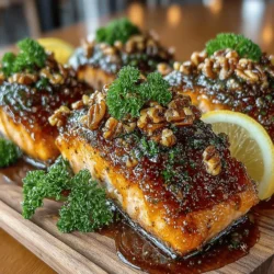 When it comes to creating a meal that is both delicious and nutritious, few dishes can rival the harmonious blend of flavors found in Maple Glazed Pecan Salmon. This dish seamlessly marries the rich, buttery taste of salmon with the sweet and nutty notes of maple and pecans, resulting in a culinary experience that is as satisfying as it is healthy. Whether you're hosting a special dinner or simply looking for a quick yet gourmet option for a weeknight meal, this recipe is sure to impress.
