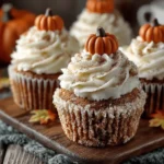 To create the perfect pumpkin spice latte cupcakes, the first step is to combine your wet ingredients effectively. Begin by gathering your eggs, pumpkin puree, and any other liquid ingredients, such as buttermilk or vanilla extract. Using room temperature ingredients is crucial; this ensures that they blend seamlessly, resulting in a smooth batter.