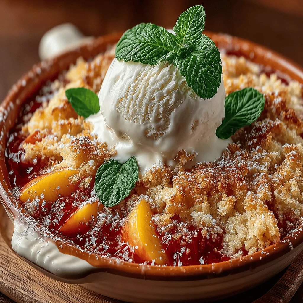 Southern Bliss Peach Cobbler is more than just a dessert; it's a heartfelt tradition that captures the spirit of Southern hospitality and comfort food. Known for its irresistible combination of sweet, juicy peaches enveloped in a warm, buttery, flaky crust, this cobbler is a staple at family gatherings, summer barbecues, and festive holiday celebrations across the Southern United States. The beauty of this recipe lies not only in its delightful flavors but also in its simplicity, making it accessible for novice bakers as well as seasoned culinary enthusiasts.