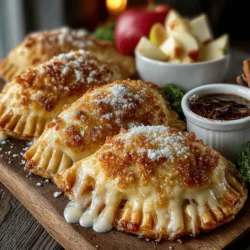 When it comes to making your hand pies, the apple filling is central to the flavor and overall success of your dish. For each hand pie, aim for about 1 to 2 tablespoons of filling. This portion ensures that the pies are filled adequately without overstuffing. Overfilling can lead to a messy situation where the filling oozes out during baking, causing the pies to burst and lose their delightful shape.