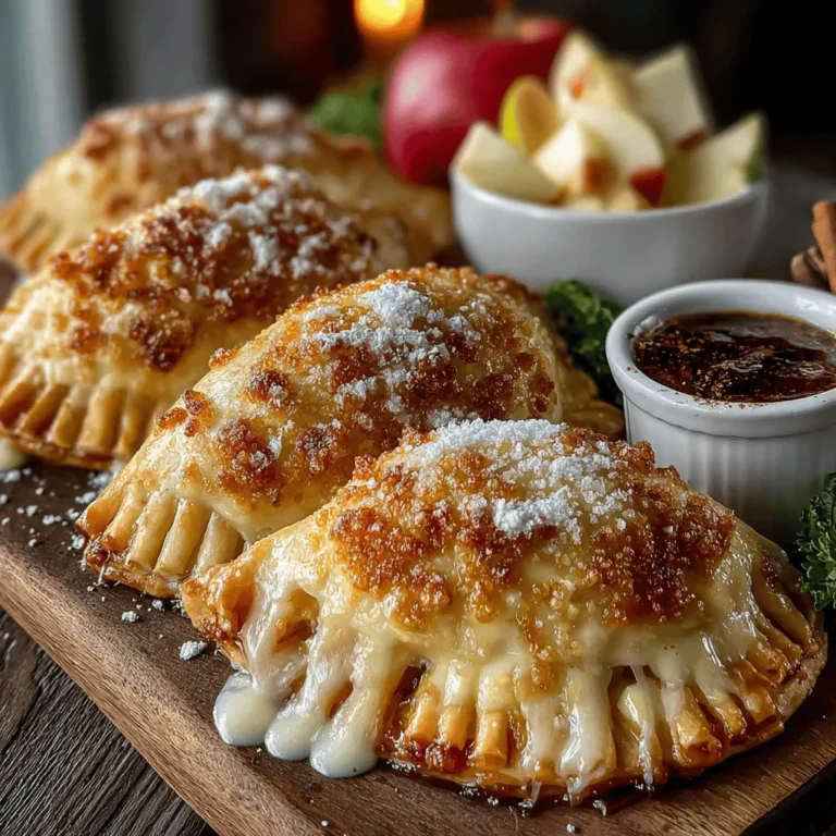 When it comes to making your hand pies, the apple filling is central to the flavor and overall success of your dish. For each hand pie, aim for about 1 to 2 tablespoons of filling. This portion ensures that the pies are filled adequately without overstuffing. Overfilling can lead to a messy situation where the filling oozes out during baking, causing the pies to burst and lose their delightful shape.