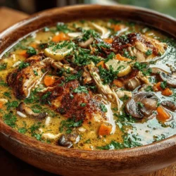 As the weather turns chilly and the days grow shorter, there’s nothing quite like a warm bowl of soup to bring a sense of comfort and coziness. The Cozy Comfort Slow Cooker Chicken & Wild Rice Soup is the perfect answer to those cold evenings when you seek something hearty yet nourishing. This recipe combines tender chicken, nutty wild rice, and an array of vibrant vegetables, all simmered together to create a deliciously creamy and satisfying meal.