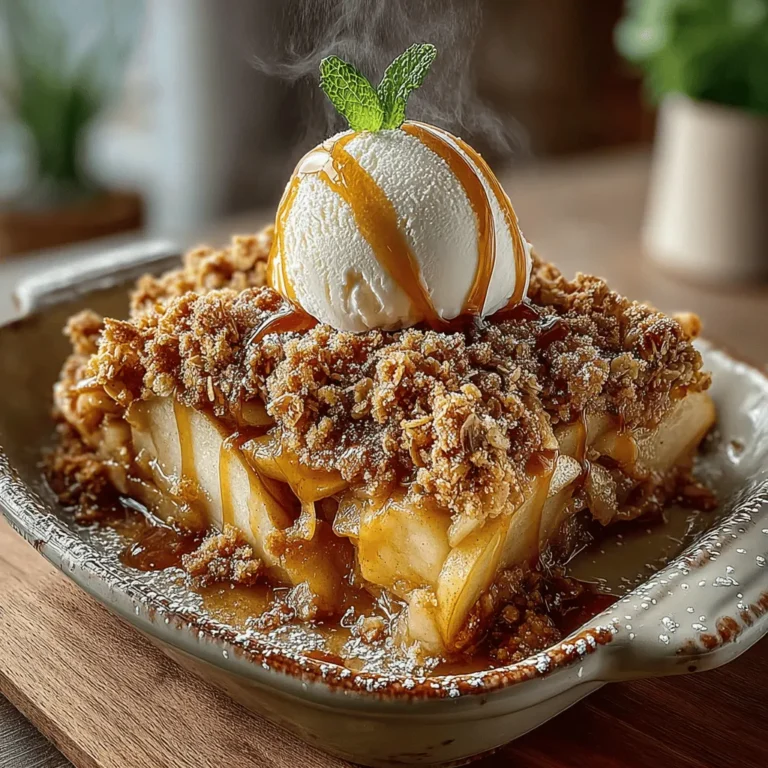 Apple crisp is a quintessential American dessert that effortlessly combines the sweet, tart flavors of baked apples with a crunchy, buttery topping. This classic dish has graced countless dining tables, becoming a staple at family gatherings, potlucks, and cozy nights in. Its popularity stems not only from its delightful taste but also from its simplicity in preparation, making it a go-to recipe for both novice bakers and seasoned chefs.