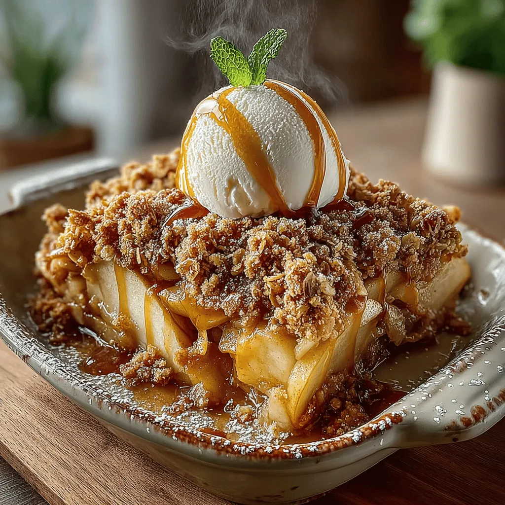 Apple crisp is a quintessential American dessert that effortlessly combines the sweet, tart flavors of baked apples with a crunchy, buttery topping. This classic dish has graced countless dining tables, becoming a staple at family gatherings, potlucks, and cozy nights in. Its popularity stems not only from its delightful taste but also from its simplicity in preparation, making it a go-to recipe for both novice bakers and seasoned chefs.
