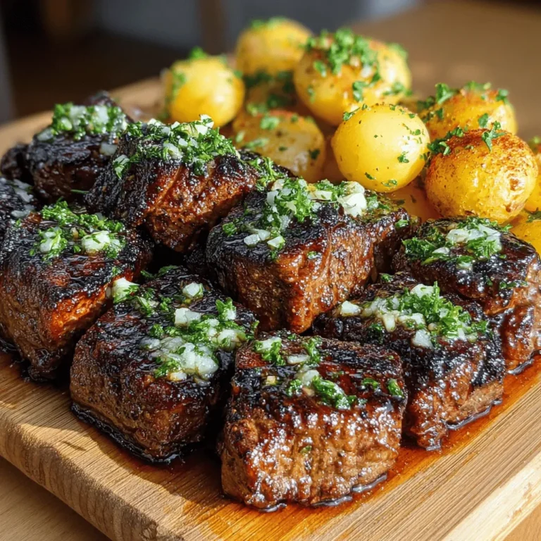 When it comes to elevating a simple meal into something extraordinary, few dishes can compete with Sizzling Garlic Butter Steak Bites paired with Crispy Potatoes. This recipe embodies a mouthwatering blend of tender steak, rich garlic butter, and perfectly crispy potatoes, making it a stellar choice for any occasion. Whether you're looking to impress guests at a dinner party or simply want to treat yourself to a delightful weeknight dinner, this dish offers a symphony of flavors and textures that will leave everyone craving more.