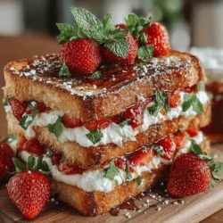 In the world of desserts, few combinations evoke the essence of summer quite like fresh strawberries paired with a rich, creamy delight. The Strawberry Bliss 'n Cream Sando is a refreshing dessert that embodies this union, transforming simple ingredients into an indulgent experience that tantalizes the taste buds. This delightful sandwich is not just a feast for the palate but also a visual treat, showcasing vibrant red strawberries nestled between fluffy layers of whipped cream and buttery brioche.