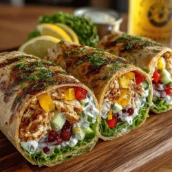 High-Protein Greek Yogurt Chicken Salad Wraps: A Deliciously Healthy Meal