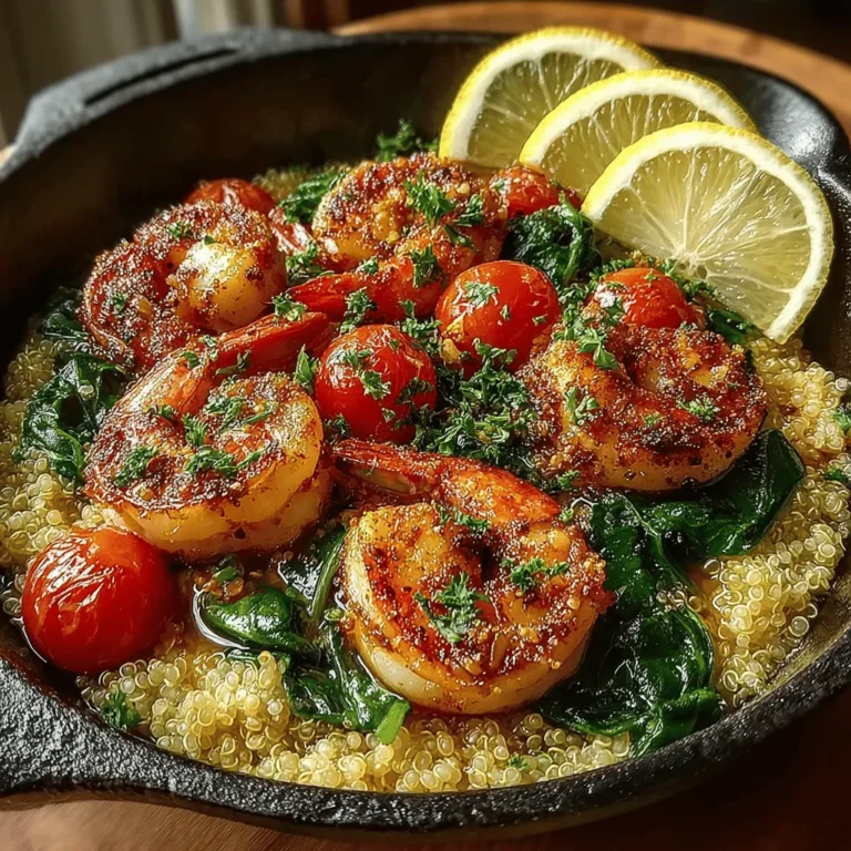 In today’s fast-paced world, finding time to prepare healthy and delicious meals can feel like a daunting task. Enter the Zesty One-Pan Lemon Garlic Shrimp & Quinoa—a vibrant dish that not only tantalizes your taste buds but also supports a healthy lifestyle. This recipe marries the succulent flavors of shrimp with the nutty goodness of quinoa, all enhanced by the bright notes of lemon and garlic. It’s a meal that’s as simple to prepare as it is satisfying to eat, perfect for busy weeknights or leisurely weekends alike.