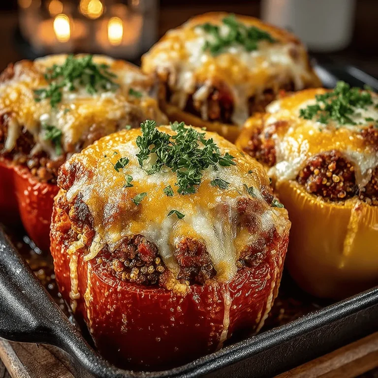 When it comes to creating a wholesome and satisfying meal, few dishes can rival the appeal of Cheesy Turkey and Quinoa Stuffed Peppers. This recipe stands out not only for its vibrant presentation but also for its blend of flavors and textures that come together in a single dish. Stuffed peppers have a long-standing tradition in various cuisines around the world, but the combination of turkey, quinoa, and cheese brings a modern twist to this classic. Whether you're looking for a family-friendly dinner, a meal-prep option for busy weekdays, or a dish to impress guests, these stuffed peppers check all the boxes.