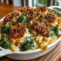 In the world of comforting casseroles, few dishes deliver both flavor and nutrition quite like Cheesy Chicken & Broccoli Bliss Casserole. This delightful recipe combines tender chicken, vibrant broccoli, and creamy cheese, creating a meal that's not only satisfying but also simple to prepare. Perfect for busy weeknights or family gatherings, this casserole is a crowd-pleaser that can easily be made with ingredients you likely already have on hand.