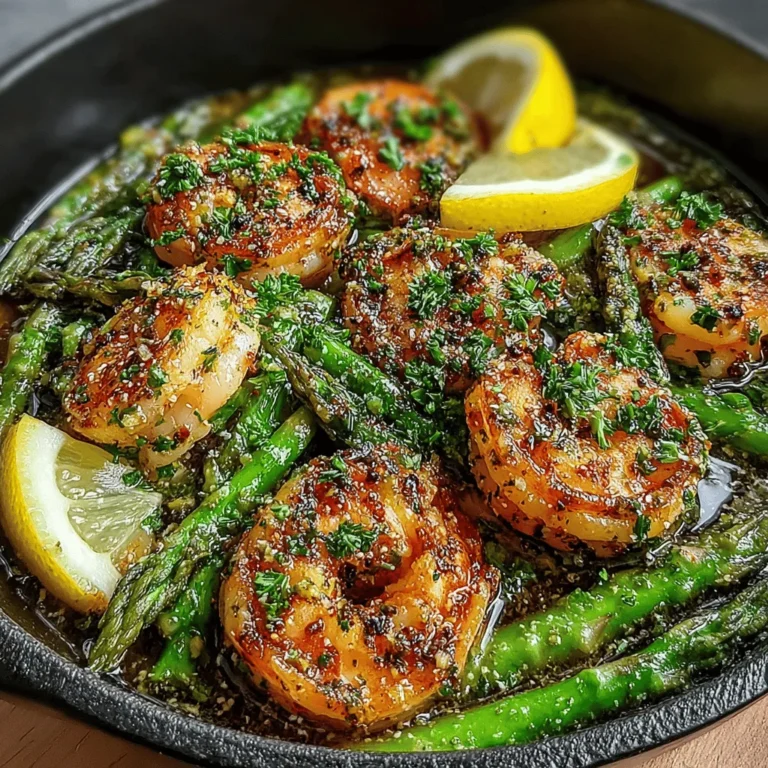When it comes to a quick and delicious meal that is both satisfying and healthy, few dishes can compete with Zesty Lemon Garlic Shrimp & Asparagus Delight. This vibrant recipe showcases the delightful combination of succulent shrimp, crisp asparagus, and a zesty lemon-garlic sauce that tantalizes the taste buds. With its light yet satisfying profile, this dish boasts a perfect balance of flavors that can easily elevate any dinner table.