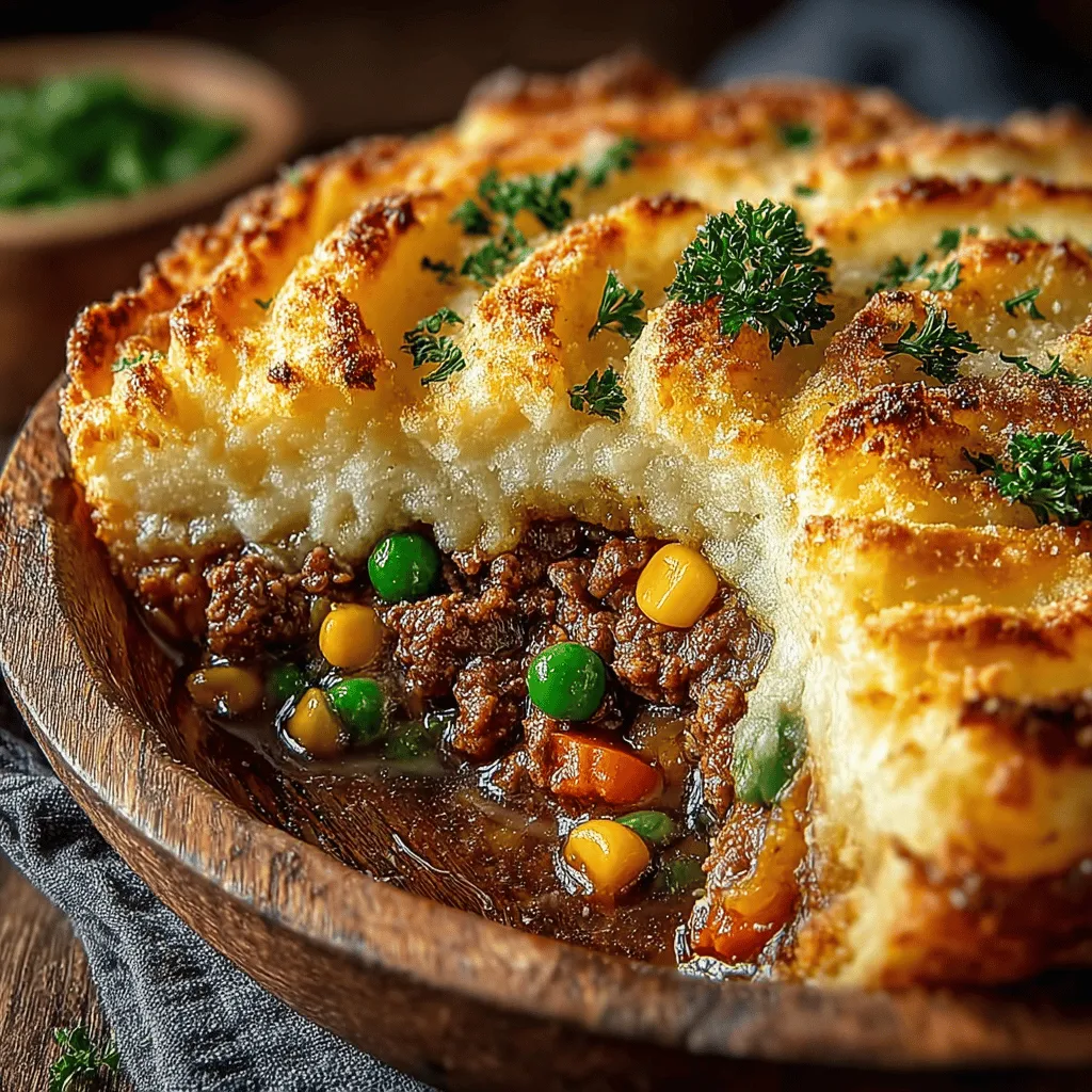 There’s something undeniably comforting about homestyle meals that evoke memories of family gatherings and cozy evenings. Among these cherished dishes, Shepherd's Pie stands out as a beloved favorite across many households. Traditionally made with ground meat and vegetables, this dish has adapted over the years to incorporate healthier ingredients without sacrificing flavor. In this recipe, we’ll utilize ground turkey and a medley of fresh vegetables, creating a lighter yet equally satisfying version of this classic. Easy to prepare and perfect for sharing, this Shepherd's Pie is sure to become a staple at your dinner table.