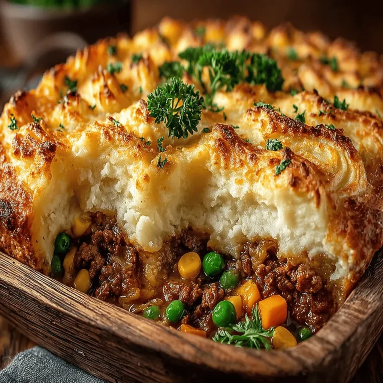 There’s something undeniably comforting about homestyle meals that evoke memories of family gatherings and cozy evenings. Among these cherished dishes, Shepherd's Pie stands out as a beloved favorite across many households. Traditionally made with ground meat and vegetables, this dish has adapted over the years to incorporate healthier ingredients without sacrificing flavor. In this recipe, we’ll utilize ground turkey and a medley of fresh vegetables, creating a lighter yet equally satisfying version of this classic. Easy to prepare and perfect for sharing, this Shepherd's Pie is sure to become a staple at your dinner table.
