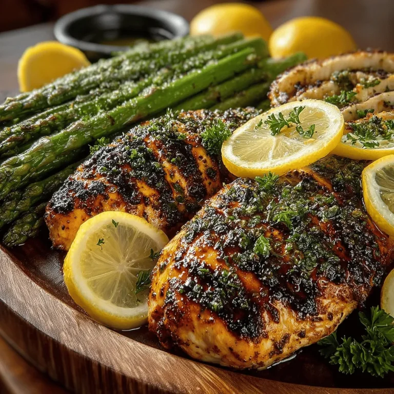 When it comes to summer dining, few dishes can rival the vibrant and refreshing taste of Zesty Lemon Herb Grilled Chicken with Crisp Asparagus. This dish not only tantalizes the taste buds but also embodies the essence of healthy eating, making it a favorite among home cooks and food enthusiasts alike. The combination of juicy marinated chicken with the crunch of fresh asparagus creates a harmonious balance of flavors and textures, perfect for any outdoor gathering or a simple weeknight dinner.