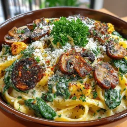 When it comes to comforting and satisfying meals, few dishes can rival the appeal of creamy mushroom and spinach pasta. This delectable combination of flavors and textures has won the hearts of pasta lovers around the globe. Rich and creamy, with earthy mushrooms and vibrant spinach, this dish is not only a feast for the taste buds but also a visual delight. Whether you are preparing a quick weeknight dinner or entertaining guests on a special occasion, this creamy pasta dish is sure to impress.
