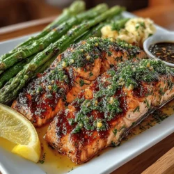 In the realm of healthy and flavorful meals, few dishes can compete with the vibrant and zesty profiles of grilled salmon paired with fresh asparagus. The Zesty Lemon Herb Grilled Salmon with Asparagus recipe not only highlights the rich flavors of the ocean but also brings a burst of citrus freshness and aromatic herbs to your plate. Ideal for warm weather dining or impressing guests at a dinner party, this dish is simple yet elegant, making it perfect for both novice and experienced cooks.