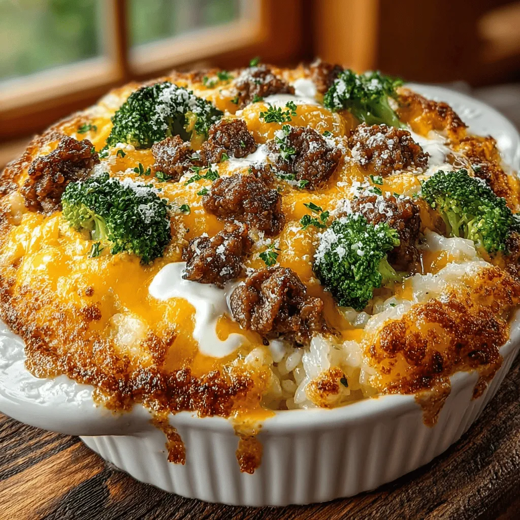 When it comes to hearty and comforting meals, few dishes can rival the satisfaction delivered by a well-made casserole. Among the many variations, Cheesy Beef and Broccoli Rice Casserole stands out as a beloved choice for families seeking a delicious and fulfilling dinner. This dish is not only a feast for the taste buds but also a visual delight, showcasing vibrant green broccoli paired with the rich hues of ground beef and melted cheese.